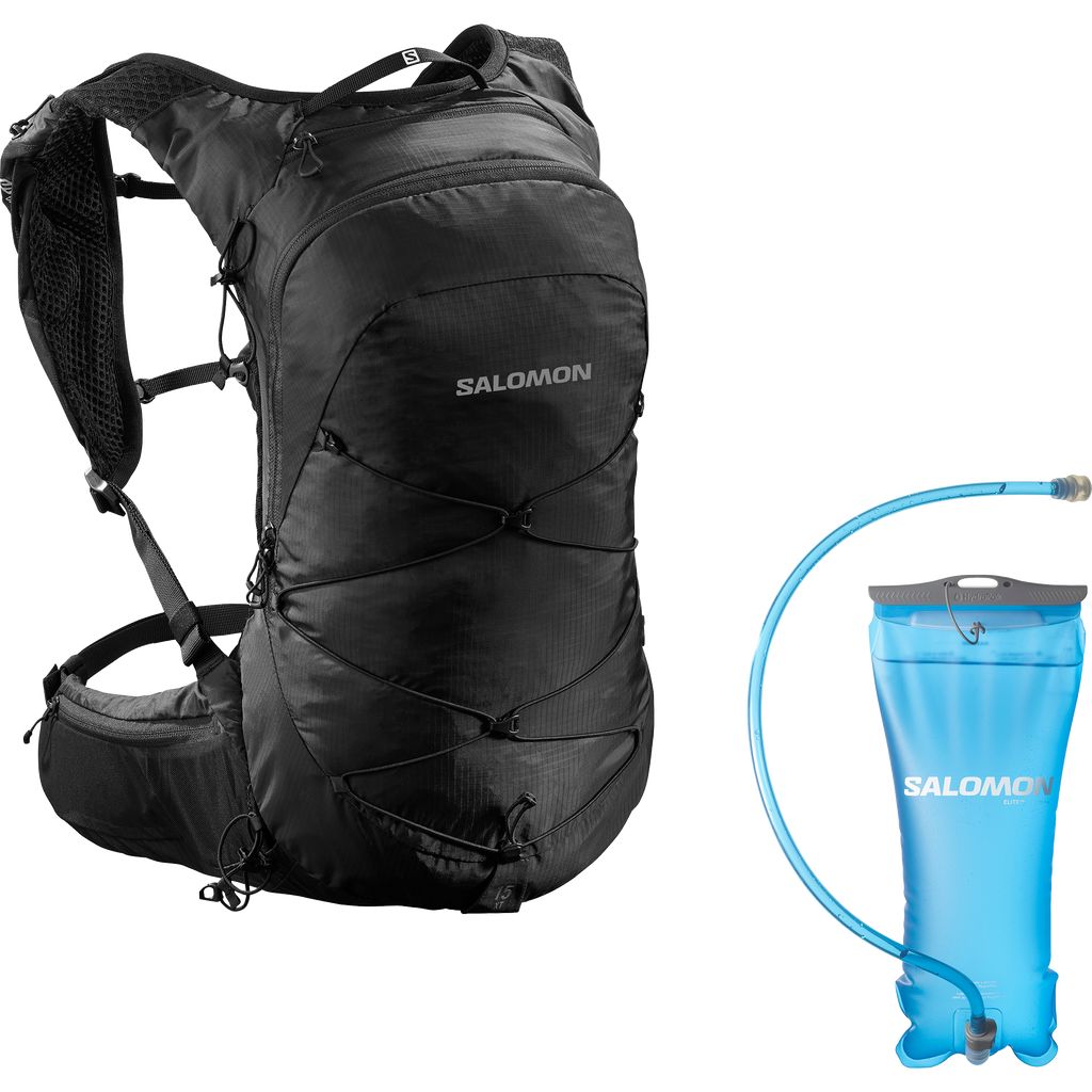 Pánské Batohy Salomon XT 15 with 2L Bladder Černé | 945061MYQ